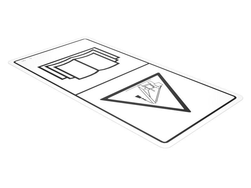 236-6106: ТАБЛИЧКА С ПРЕДУПРЕЖДЕНИЕМ TI