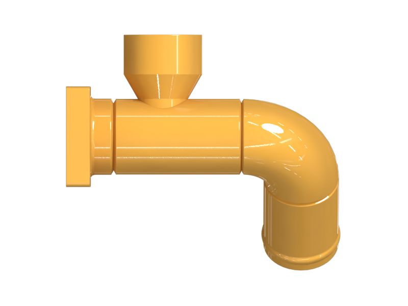 296-7333: 48.26mm Inner Diameter Hydraulic Pipe Assembly | CATCorp