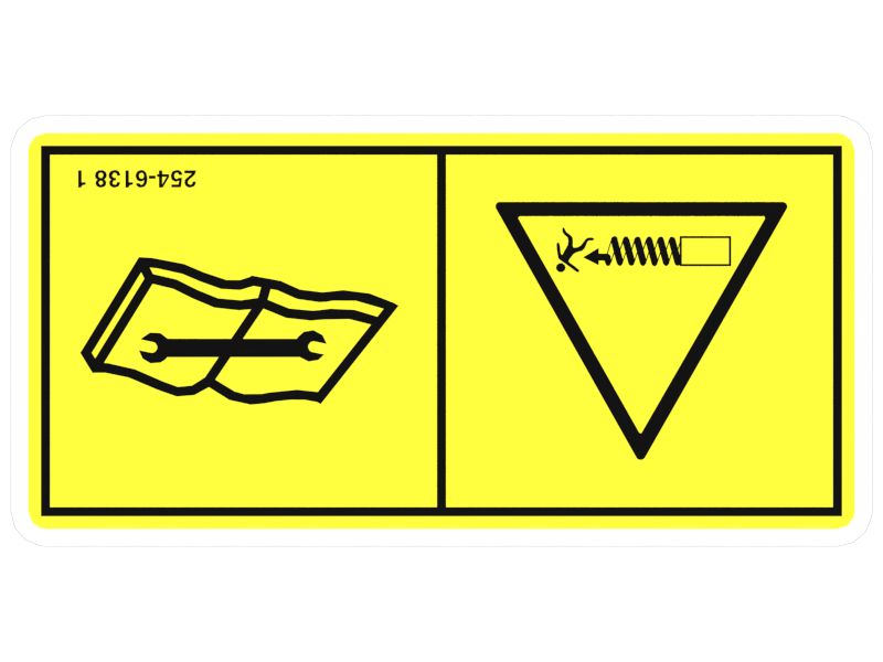 НАКЛЕЙКА ПРЕДУПРЕЖДЕНИЕ CR