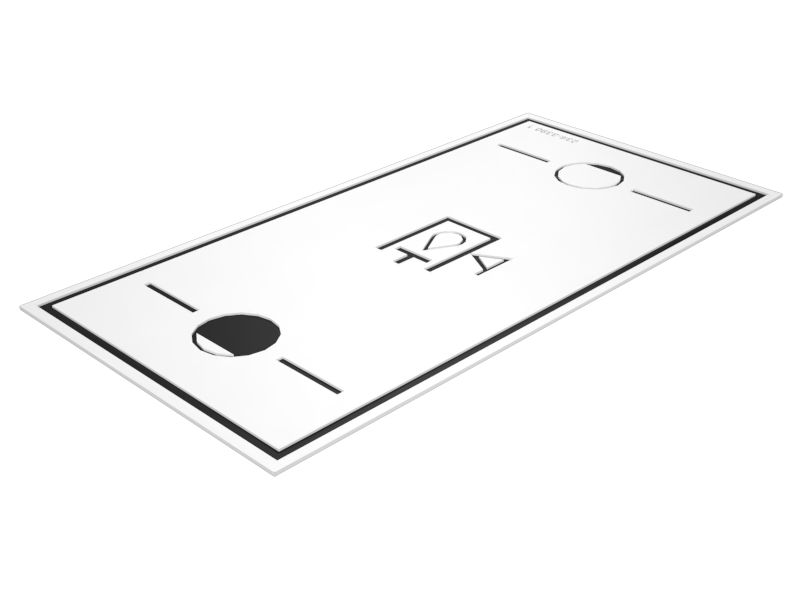 234-3390: НАКЛЕЙКА ГИДРАВЛИЧЕСКОГО МАСЛА