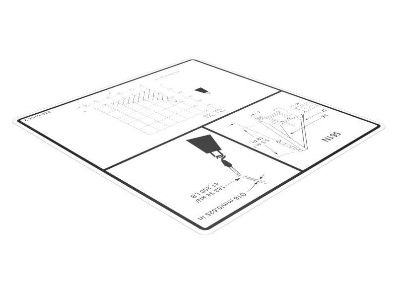 НАКЛЕЙКА ПОДЪЕМНИКА CA