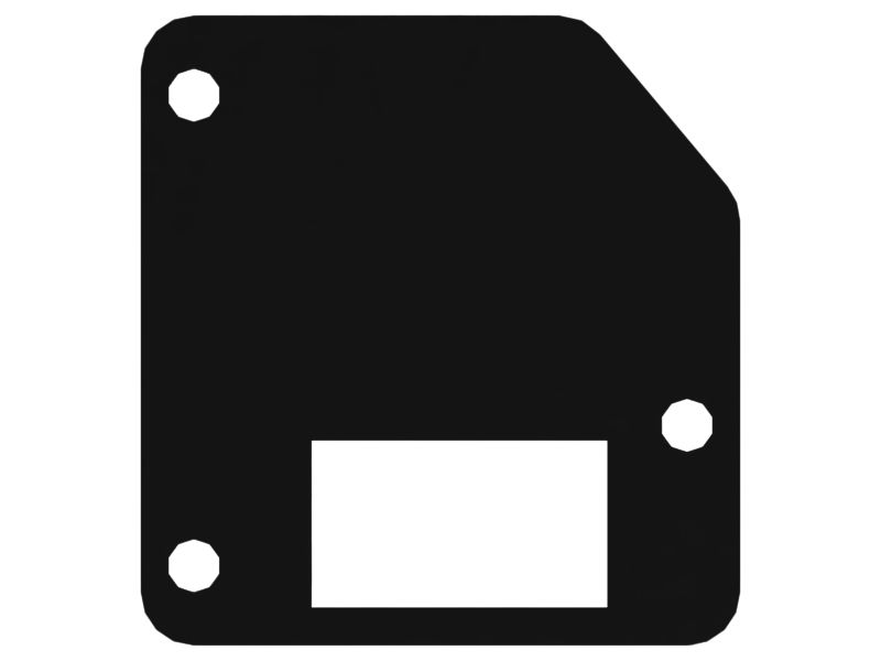 Наклейка об отсутствии автоматической регулировки высоты и наклона