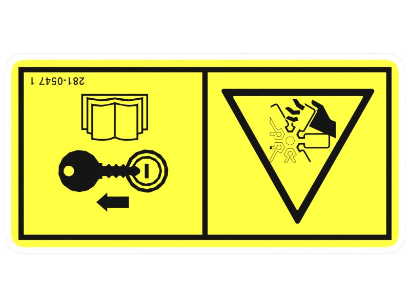 НАКЛЕЙКА ПРЕДУПРЕЖДЕНИЕ SE