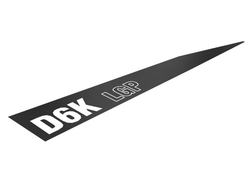 НАКЛЕЙКА D6К LGP