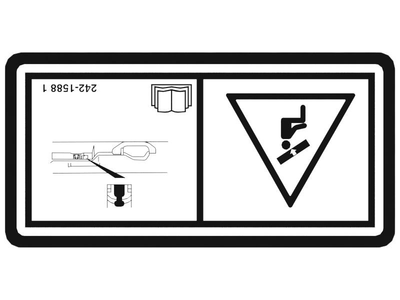 НАКЛЕЙКА С ПРЕДУПРЕЖДЕНИЕМ