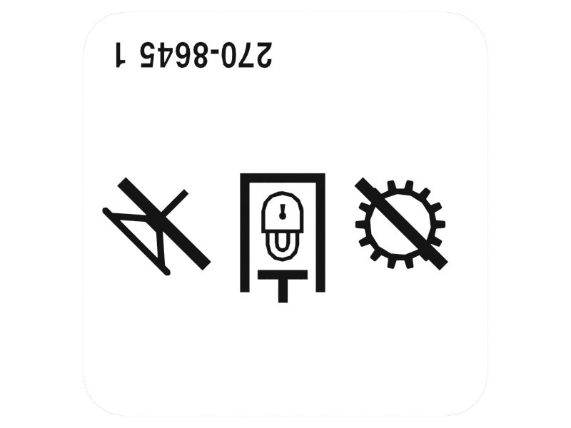 НАКЛЕЙКА СЕРВИСНАЯ