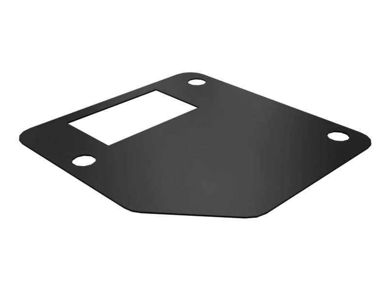 Наклейка об отсутствии автоматической регулировки высоты и наклона