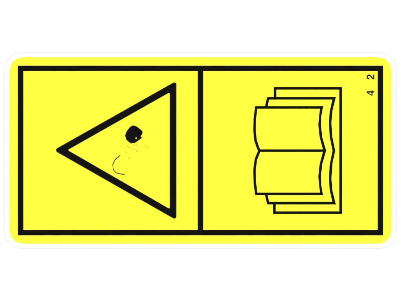 НАКЛЕЙКА ПРЕДУПРЕДИТЕЛЬНАЯ