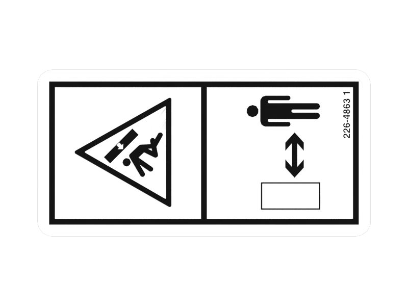 НАКЛЕЙКА ПРЕДУПРЕЖДЕНИЕ CR