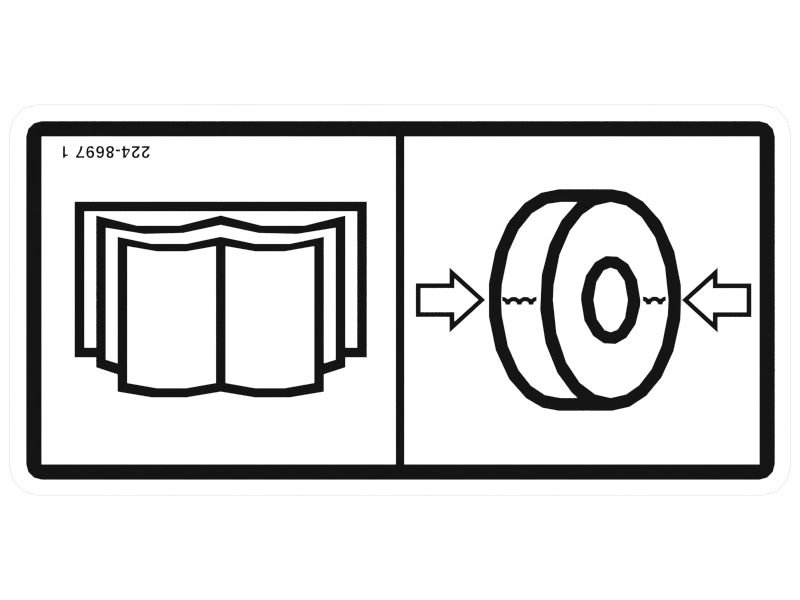 НАКЛЕЙКА ДАВЛЕНИЯ ШИНЫ