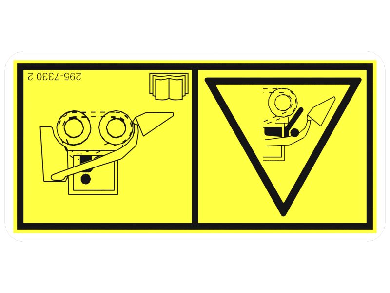 НАКЛЕЙКА С ПРЕДУПРЕЖДЕНИЕМ