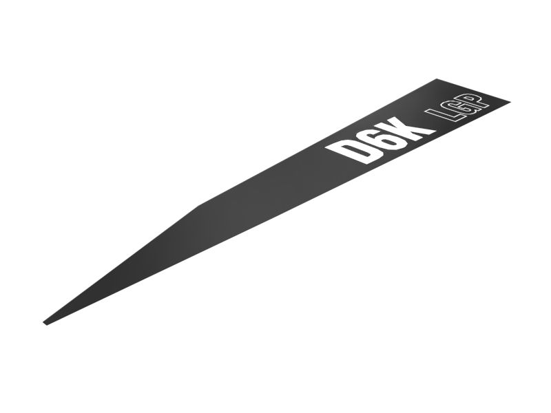 300-1293: НАКЛЕЙКА D6К LGP