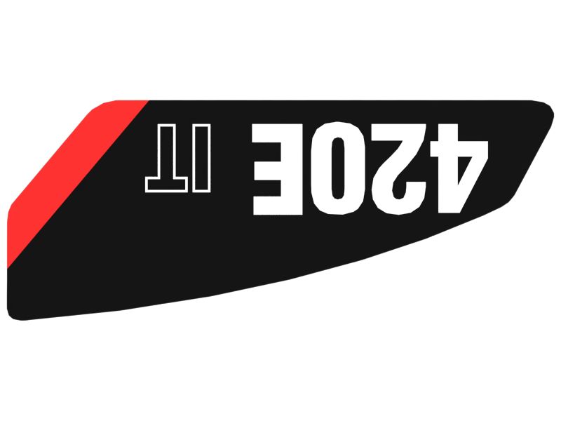 НАКЛЕЙКА 420E IT