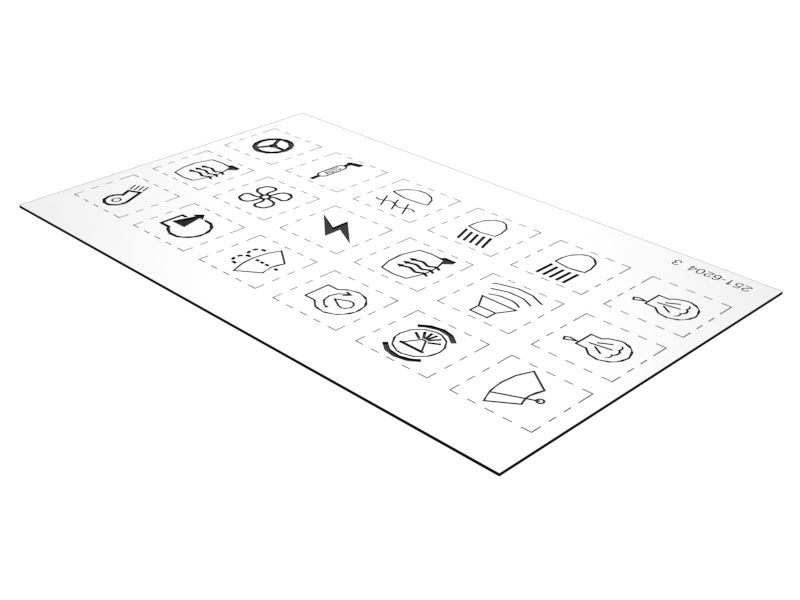 251-6204: НАКЛЕЙКА ИДЕНТИФИКАЦИОННАЯ