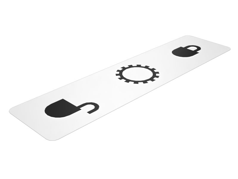 251-8327: НАКЛЕЙКА КПП LO