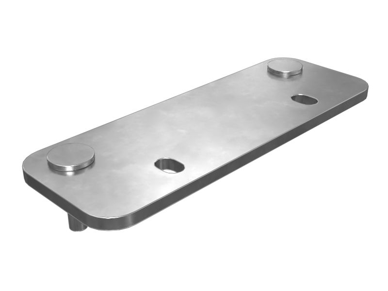 228-1847: 6.4mm Thick Radiator Baffle Mounting Plate | CATCorp