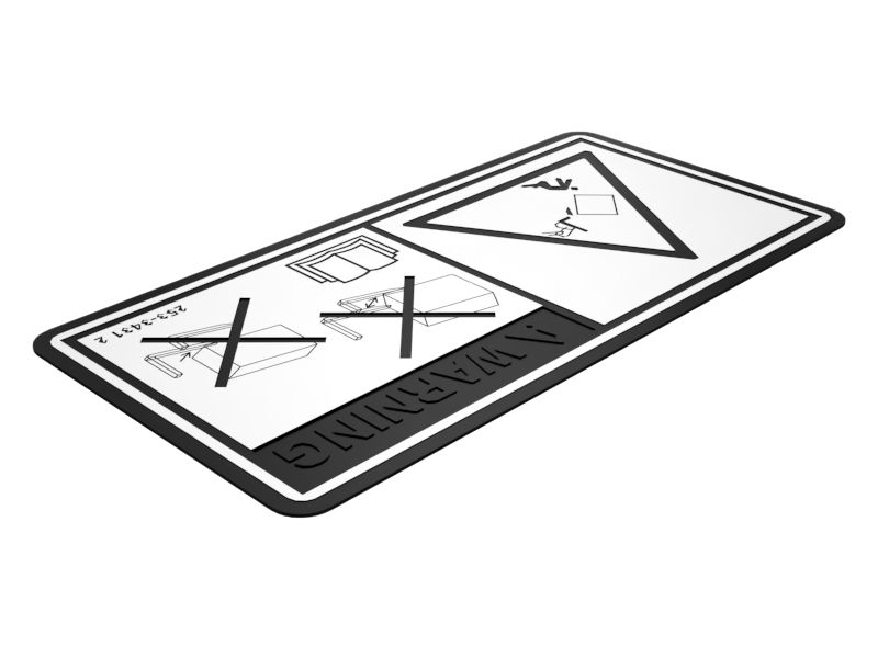 253-3431: НАКЛЕЙКА