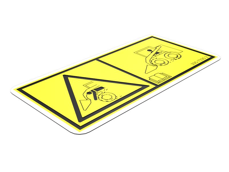 НАКЛЕЙКА С ПРЕДУПРЕЖДЕНИЕМ