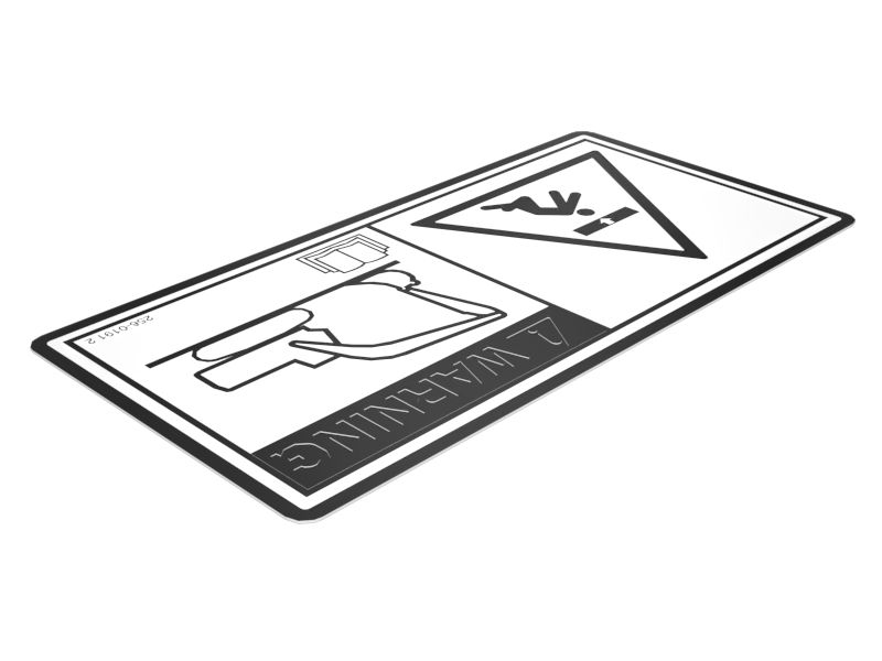 НАКЛЕЙКА С ПРЕДУПРЕЖДЕНИЕМ