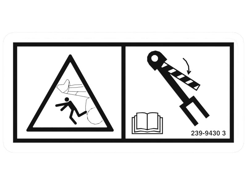 НАКЛЕЙКА С ПРЕДУПРЕЖДЕНИЕМ