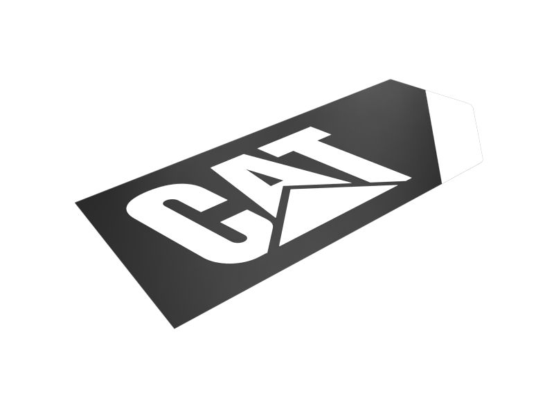 307-2927: НАКЛЕЙКА CAT ЛЕВАЯ