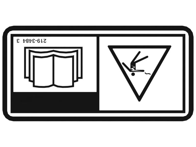 НАКЛЕЙКА "ОПАСНО