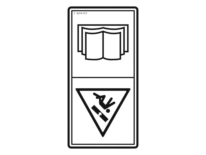 НАКЛЕЙКА С ПРЕДУПРЕЖДЕНИЕМ