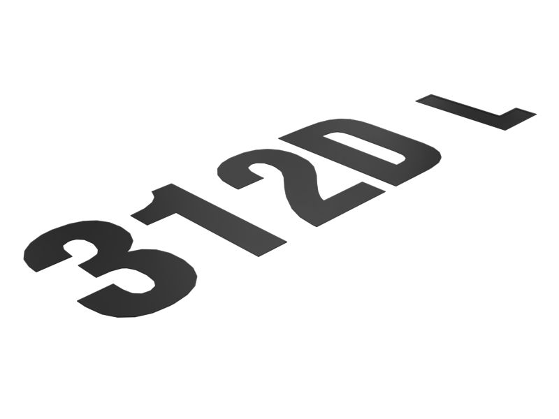 283-9077: НАКЛЕЙКА 312D Л