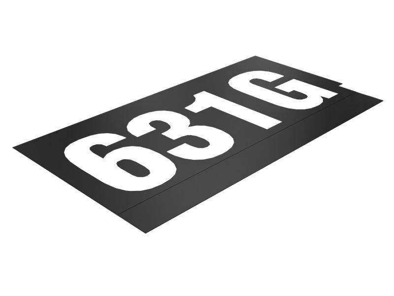 НАКЛЕЙКА 631G HO