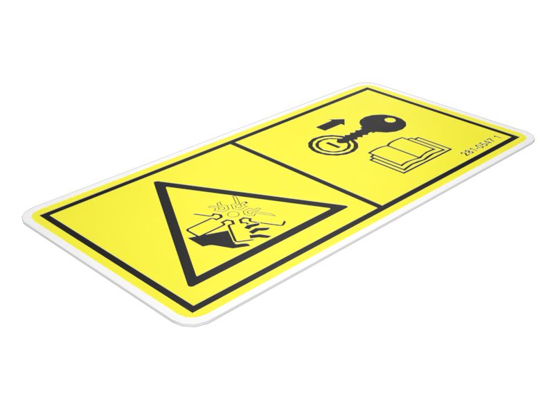 НАКЛЕЙКА ПРЕДУПРЕЖДЕНИЕ SE