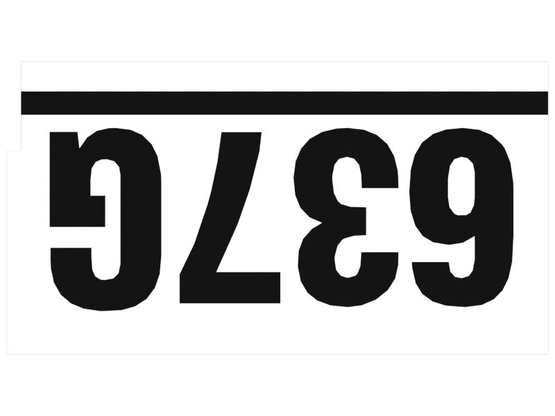НАКЛЕЙКА 637G HO