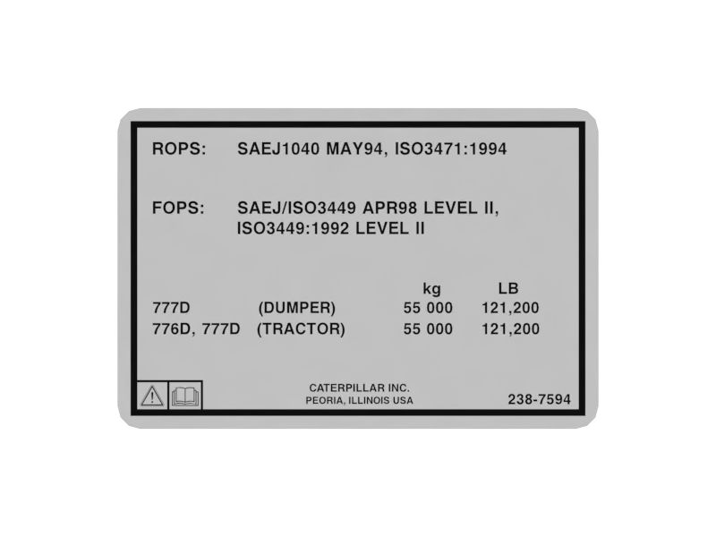 238-7594: Identification Film | CATCorp