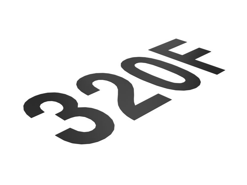 461-4077: НАКЛЕЙКА 320F