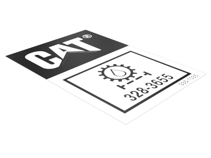 335-1035: НАКЛЕЙКА ТРАНСМИССИОННОГО МАСЛА