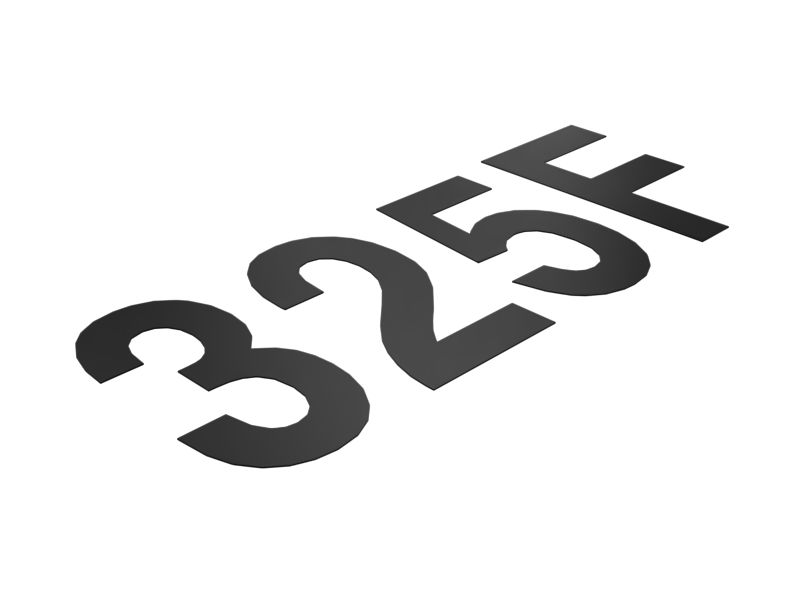 НАКЛЕЙКА 325F R