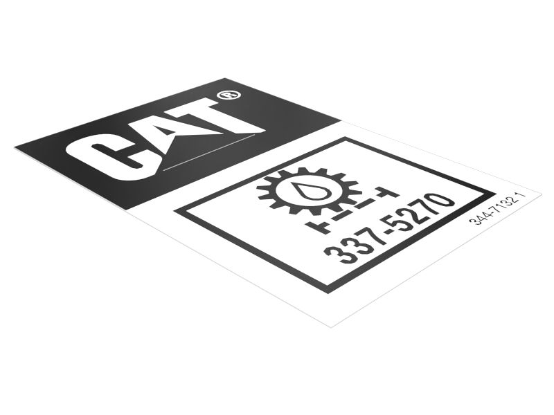 344-7132: Transmission Filter Information Film Label