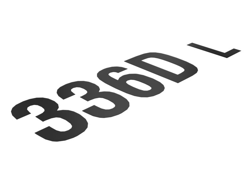 329-6508: НАКЛЕЙКА 336DL