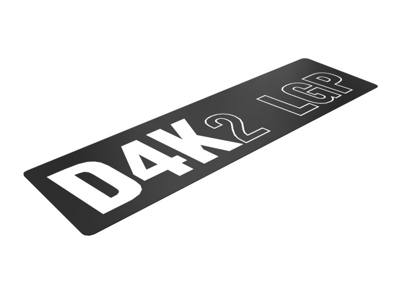 НАКЛЕЙКА D4K2 LG