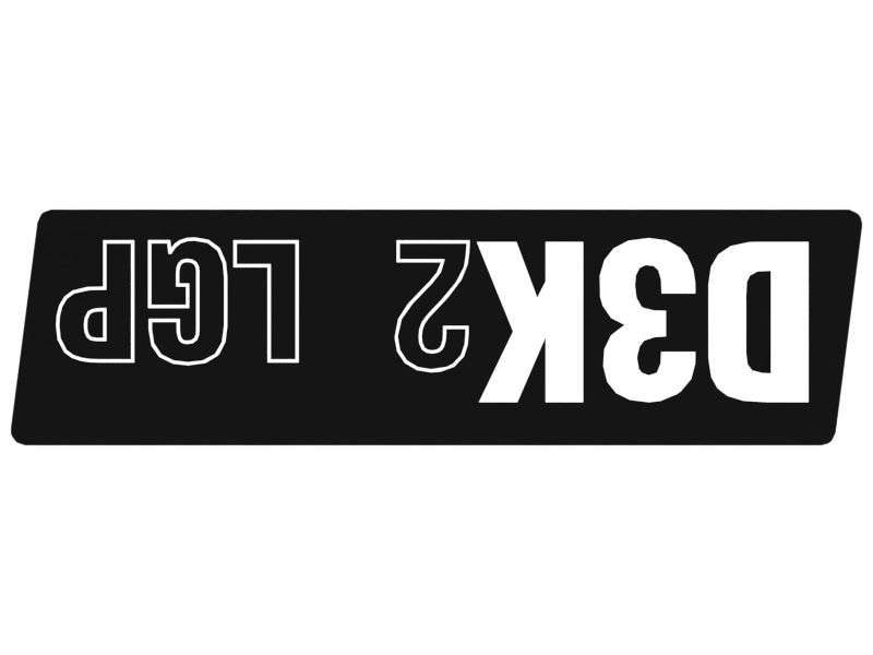 НАКЛЕЙКА D3K2 LG