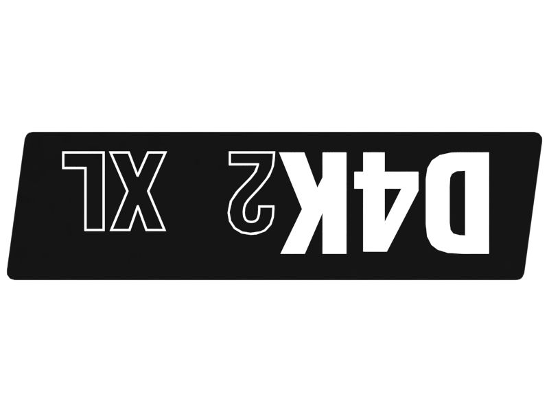 НАКЛЕЙКА D4K2 XL