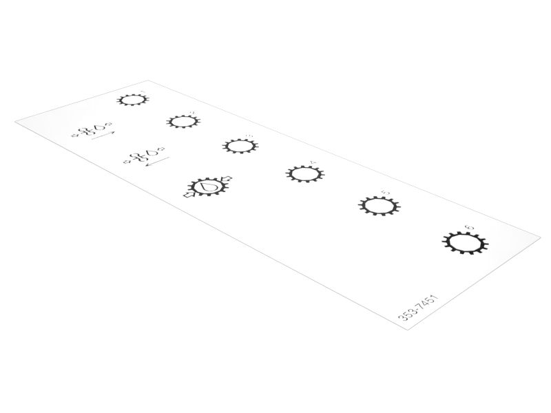 353-7451: НАКЛЕЙКА
