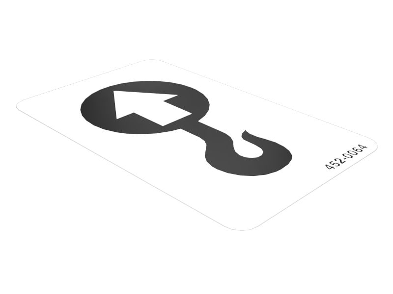 452-0064: НАКЛЕЙКА ПОДЪЕМНИКА