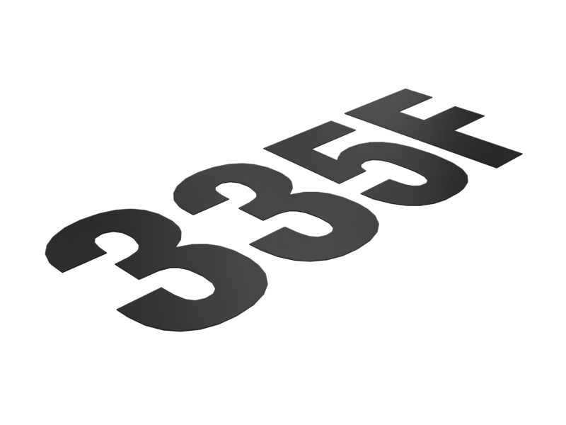 НАКЛЕЙКА 335F