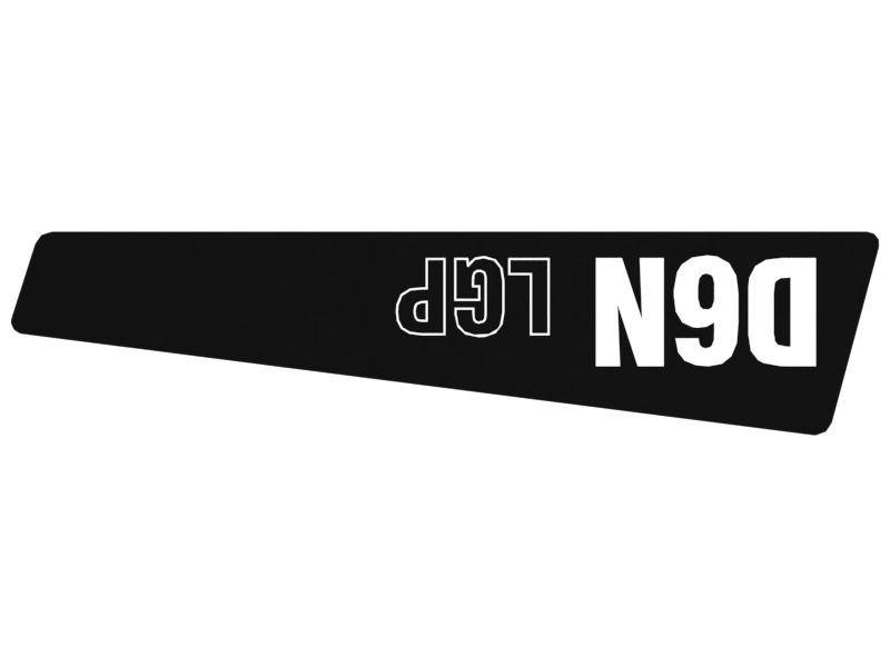 НАКЛЕЙКА D6N LGP