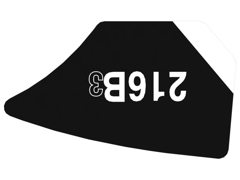 354-6561: Идентификационная наклейка в форме полосы для стойки 216B3 3546561 купить
