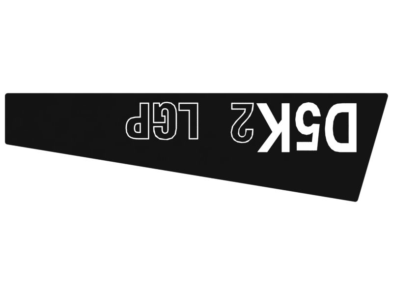 НАКЛЕЙКА D5K2 LG