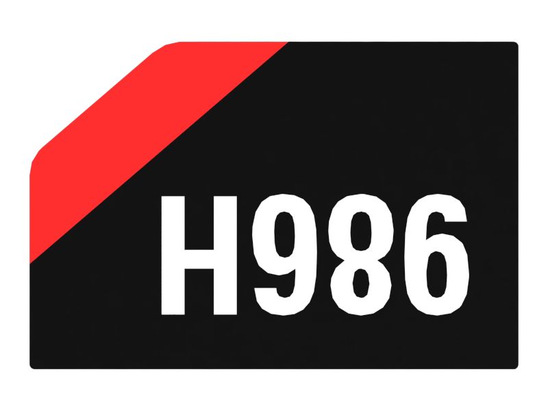 НАКЛЕЙКА 986H