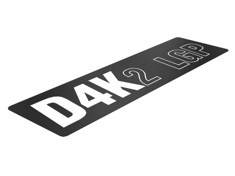 НАКЛЕЙКА D4K2 LG