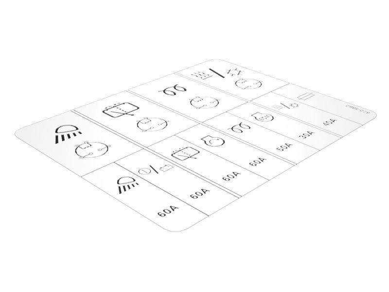 НАКЛЕЙКА ПЛАВКОГО ПРЕДОХРАНИТЕЛЯ