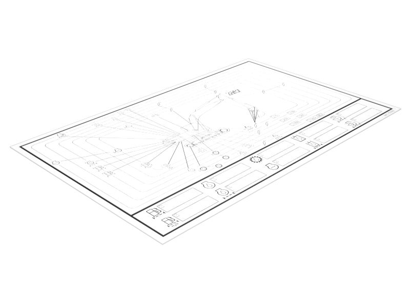 441-5399: НАКЛЕЙКА СХЕМЫ СМАЗКИ